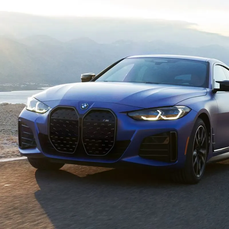 2024 BMW i4 M50 - Blue ev (front view)