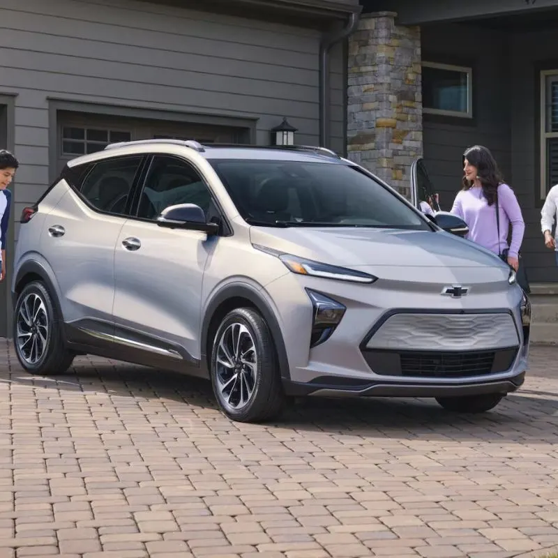 2023 Chevrolet Bolt EUV in Silver Flare Metallic Exterior Paint